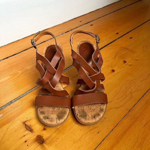 Kork-Ease Strappy Wedge Sandal - Picture 1 of 5